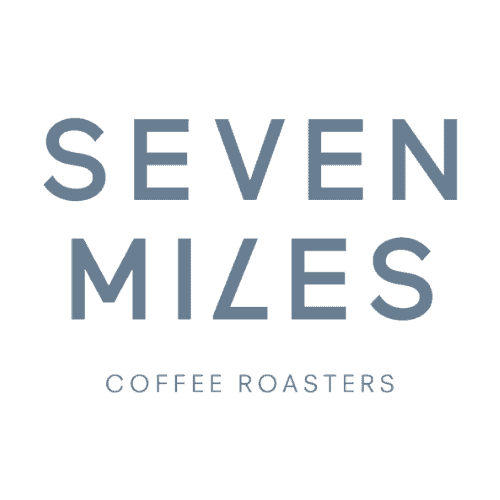 seven miles coffee roasters logo